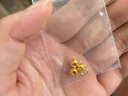 金小貅黄金转运珠999足金小金珠3D硬金路路通手串配珠DIY小孩手绳串珠 5mm[光面]0.14-0.16g加厚版 实拍图
