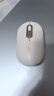 联想（Lenovo）无线蓝牙双模鼠标可充电鼠标 电量显示 鹅卵石造型 轻音按键 轻量化 金属 商务便携 Air Pro白色 实拍图