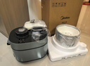 美的（Midea）电压力锅0涂层钢胆高压锅5L双胆家用智能预约触控煲汤炖肉煮饭煲C552N自动排气4-6人 实拍图