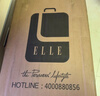 ELLE22英寸石墨灰行李箱拉链万向轮旅行箱时尚拉杆箱 实拍图