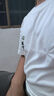 名创优品（MINISO）短袖t恤男士夏季新款重磅纯棉上衣服休闲宽松半袖体恤 黑 XL 实拍图