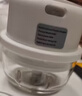 博曼斯电动捣蒜器蒜泥小型辅食绞肉机打蒜器切菜神器绞馅无线充电蒜蓉器 加强动力绿色150ml(玻璃杯体) 实拍图