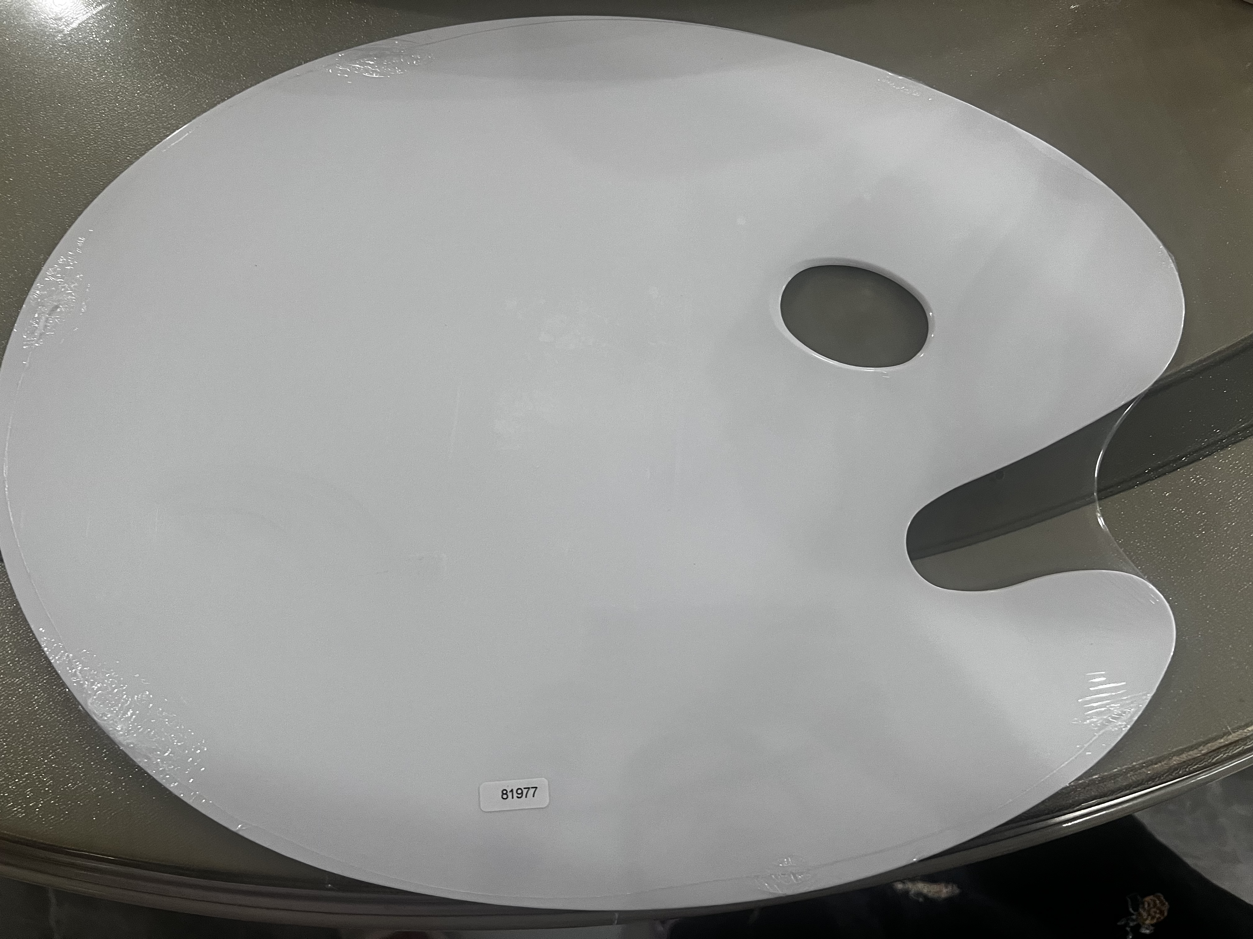 蒙玛特(Mont Marte)颜料调色盘30*40cm 双面可用调色板美术学生画画用颜料盘 光滑易清洗大号绘画盘 实拍图