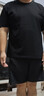 凡客诚品vancl 短袖T恤全棉圆领夏装男女同款 藏青 2XL （建议150-180斤） 实拍图