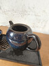瓷牌茗茶具（cipaiming teaset） 茶具套装小套功夫茶壶便携一壶四杯家用会客泡茶器小茶台 窑变兔毫蓝一壶四杯+磁石干泡盘 实拍图