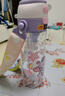 babycare儿童水杯大容量运动吸管杯外出方便携带塑料喝水杯男女生上学水壶 【Tritan-可背可拎】黎空紫 500ml 实拍图