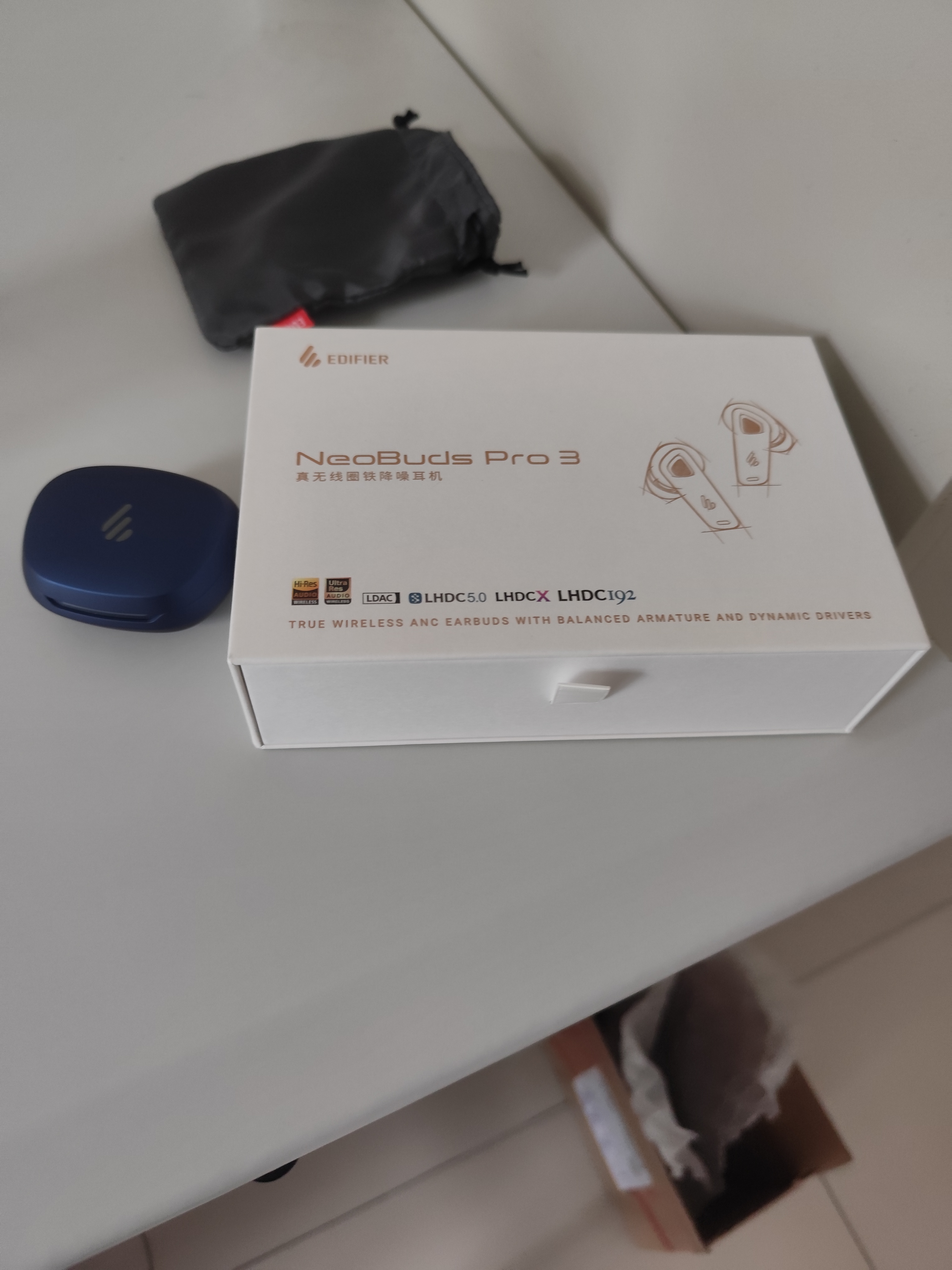 漫步者（EDIFIER）【数码多年度推荐】NeoBuds Pro3 入耳式圈铁降噪蓝牙耳机 宽频降噪 适用苹果华为小米OPPO 蓝色 实拍图