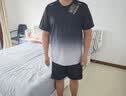 步锐特（BURUITE）运动套装男夏季健身衣服速干短袖T恤篮球羽毛球训练短裤跑步装备 实拍图