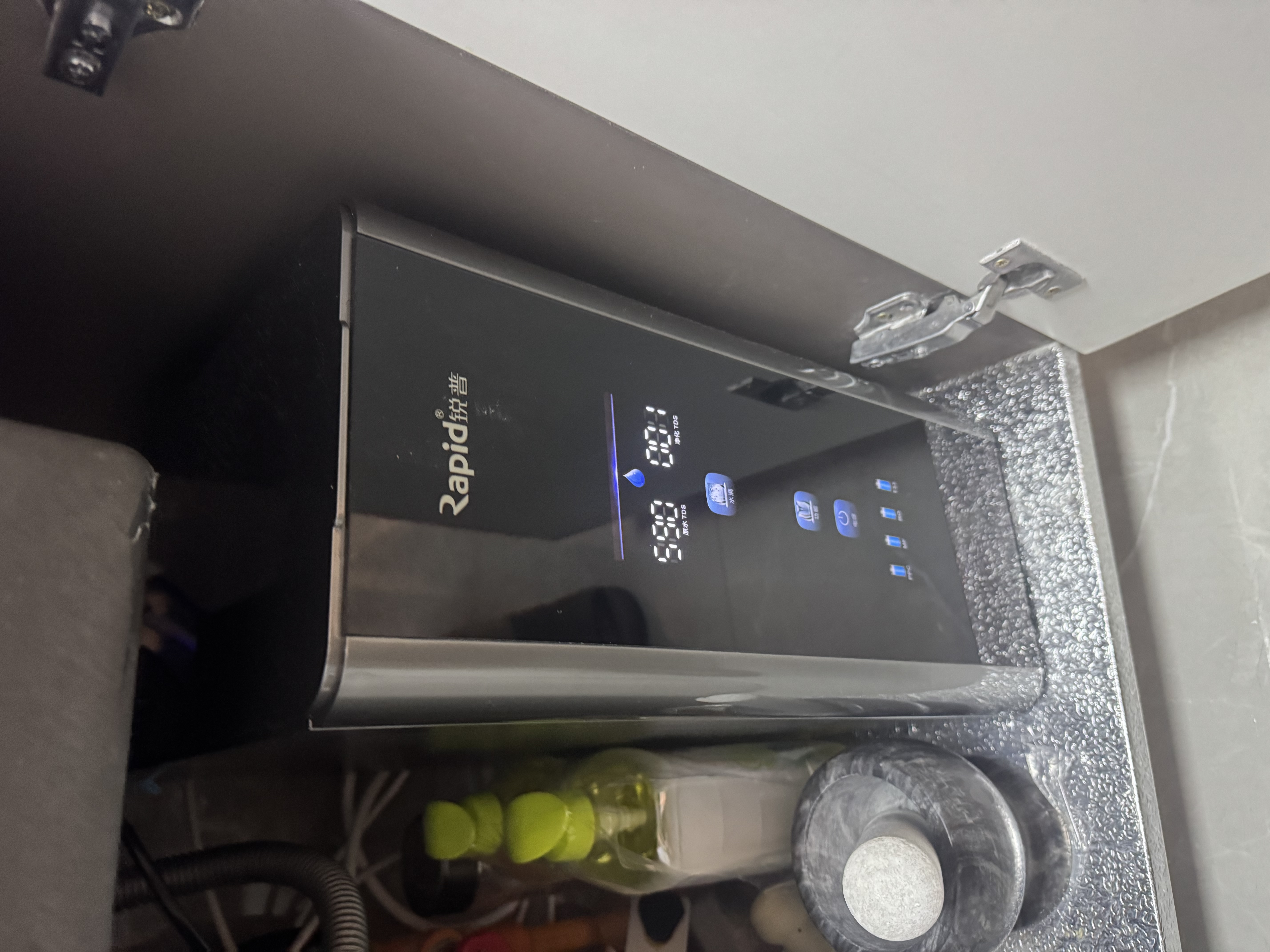 锐普净水器通用滤芯家用净水机最新升级款0阻垢剂0陈水净水机反渗透RO膜纯水机直饮机 （新款）K6pro数显双出水-陶氏膜 包料包安装0附加费 实拍图