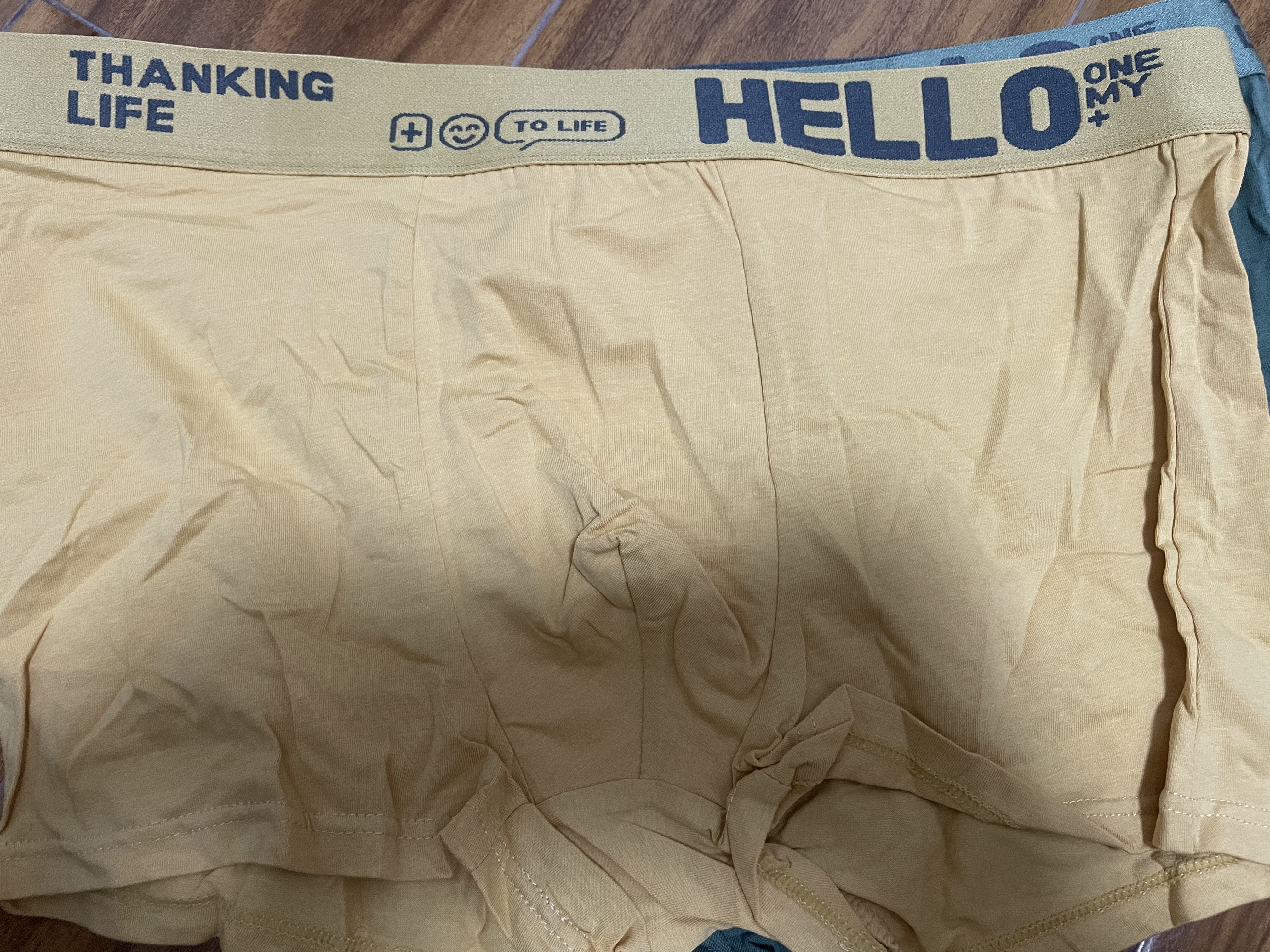 真维斯（Jeanswest）男士内裤纯棉平角裤大码四角4条 实拍图
