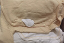 贝瑞加（Babyprints）新生儿包屁衣2件装婴儿连体衣纯棉秋冬内衣初生宝宝三角哈衣 黄59 实拍图