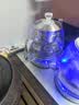 友家铺子（Biooner）全自动底部双上水电热烧水壶玻璃烧水器家用办公茶台茶桌一体嵌入式电茶炉茶具套装 轻奢银三合一 实拍图