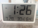 多利科（Dretec）温湿度计大屏时钟电子时钟客厅摆件日本家用室内高精度挂墙多功能数字钟湿度温度显示器 实拍图