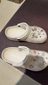 卡骆驰（CROCS）檀健次同款经典洞洞鞋轻便百搭女沙滩鞋包头拖鞋男鞋|10001 白色-100(含智必星) 37 /38(230mm) 实拍图