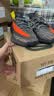 阿迪达斯Yeezy350椰子透气青少年学生灰橙运动鞋  37 实拍图
