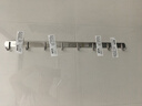 馨沛304不锈钢挂钩挂衣钩排钩免打孔加厚卫生间门后置物架浴室粘钩8钩 实拍图