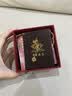 中国珠宝四叶星辰S925银镀金色项链轻奢高级感银饰品吊坠节送女友礼物 实拍图