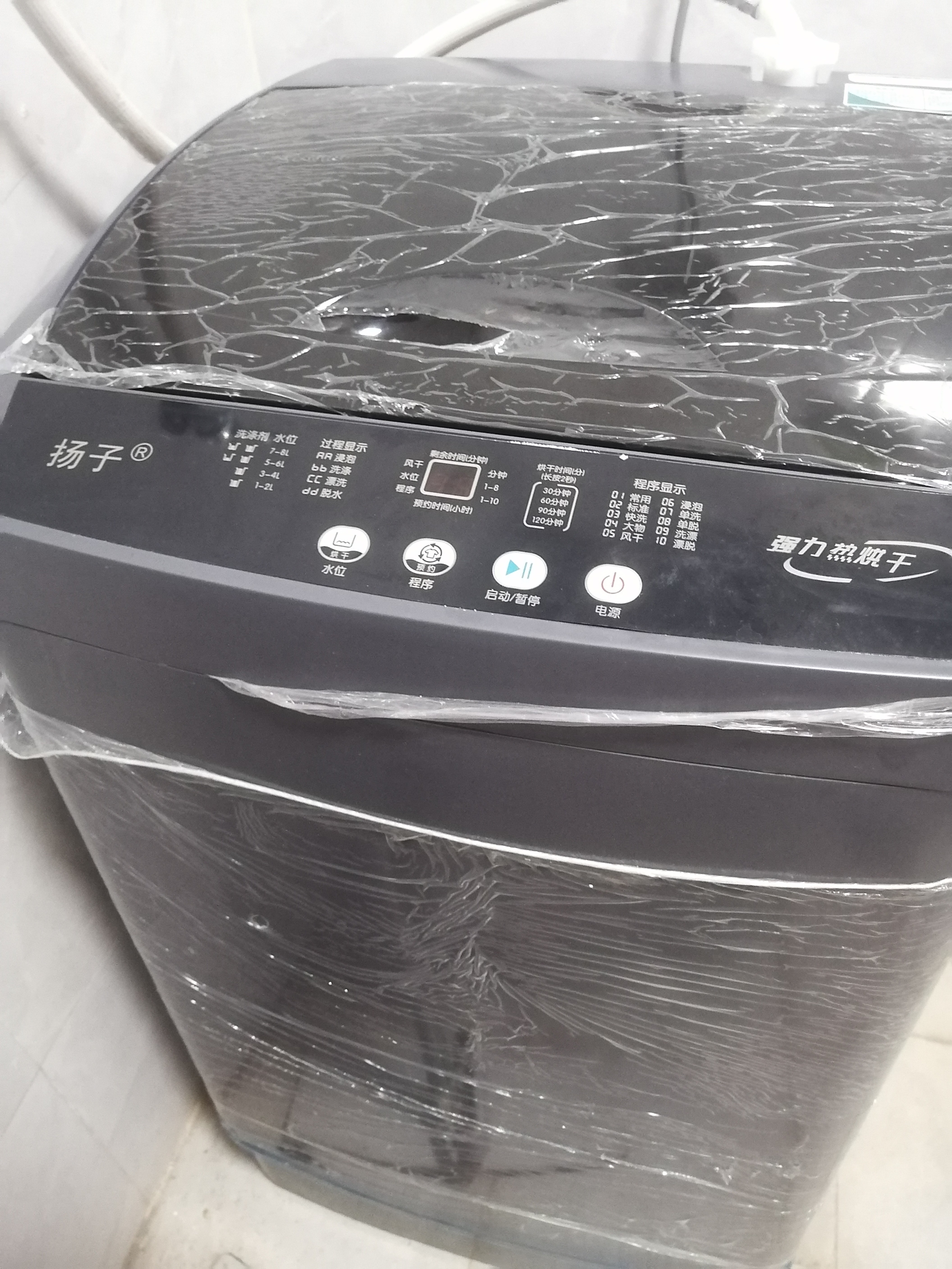 扬子【家电补贴20%】波轮洗衣机小型全自动家用 洗脱一体机大容量带烘干 公寓宿舍出租房 10KG【热烘干】蓝光洗护+10年质保+强电机 波轮 实拍图