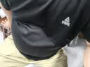 匹克跑步速干运动套装男秋季衣健身服透气排汗羽毛球服短袖短裤两件套 黑色【升级C款-带拉链】 X4L/195 实拍图