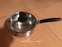 美厨（MAXCOOK）316L不锈钢奶锅汤锅18cm 泡面煮奶辅食锅加厚复合底 MCN8129 实拍图