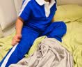 裕达深圳校服薄款夏季小学生裤子小学夏运长裤(高级版) 蓝色 120 实拍图