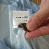 罗蒙冰丝短袖t恤男夏季薄款翻领格子polo衫上衣中年爸爸装 37蓝色  XL 实拍图