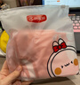 贝瑞加（Babyprints）围兜婴儿罩衣儿童吃饭宝宝围嘴防溅水油反穿衣2件装 花兔奇遇 实拍图