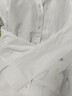 罗蒙（ROMON）纯色商务职业正装男士白衬衫工装外套长袖衬衣男CS108白色M 实拍图