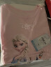 迪士尼（Disney）女童睡裙莫代尔夏女孩爱莎公主家居服冰丝睡裙儿童睡衣橘粉120 实拍图