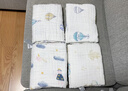 嫚熙（EMXEE）婴儿浴巾儿童宝宝纱布浴巾新生儿浴袍洗澡包巾大尺寸 【26年新品】绮幻花信115x115cm 实拍图