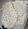 优衣库婴幼儿包臀衣/长袖/1件装宝宝连体包屁衣哈衣481862 01 乳白色 90cm 实拍图