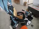 BABYJOEY儿童三轮车1-3-5岁脚踏车宝宝推车折叠坐躺遛娃神器 TT56碧落星语 实拍图