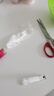 貝印（KAI）日本进口指甲剪刀钳单把（防甲屑崩溅）小号S码(贴纸随机) 实拍图