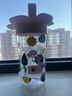 乐扣乐扣（LOCK&LOCK）儿童吸管水杯tritan材质学生户外便携手拎果汁奶茶杯520ml粉色 实拍图