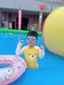 弭黎儿童泳镜游泳眼镜帽护目洗澡镜6-12岁游防雾防水男童大框洗头专业 实拍图