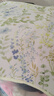 罗莱家纺 A类花卉冰丝席【可机洗】抗菌防螨凉席 床笠款 绿150*200*30 实拍图