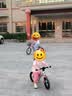 贝仕未来儿童平衡车宝宝滑步车超轻儿童滑行小孩入门竞速二轮2-3-6岁 未来经典版-有点红（适合85-120cm） 专业级 仅重2.8kg 实拍图