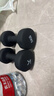 Keep哑铃男女健身家用彩色浸塑环保手铃亚铃肌肉训练墨灰色5kg*2 实拍图