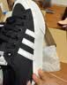 adidas DURAMO SL超轻稳定透湿排汗缓震回弹体测跑鞋男女阿迪达斯   黑色/白色/深灰   42.5 实拍图