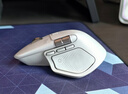 罗技（Logitech）大师系列 MX Master 4 高性能无线蓝牙鼠标  办公鼠标 静音鼠标  升级款 浅灰 带无线接收器 实拍图
