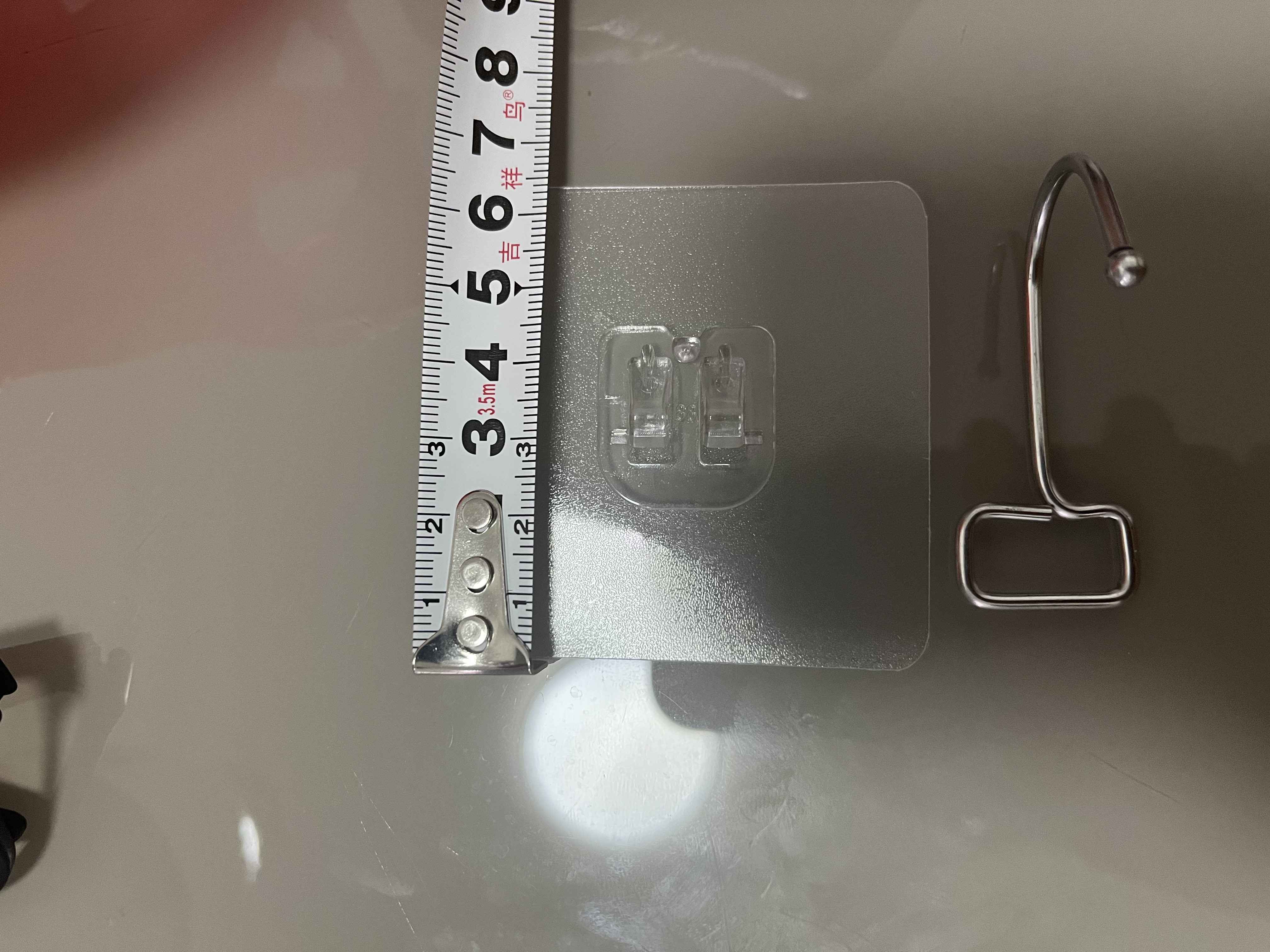逸洁挂钩强力承重粘钩强力挂钩免打孔挂钩贴无痕挂钩门后厨房浴室挂钩 防水防潮强力背胶--大挂钩30个 实拍图