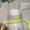 babycare儿童保温杯婴幼儿学饮宝宝吸管杯316L不锈钢保温杯幼儿园保温壶t 赠直通吸嘴-背带款 星屑灰 450ml 实拍图