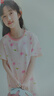 红豆居家（Hodohome）儿童睡衣夏季女童A类纯棉睡裙萌趣圆领宽松透气家居裙006 140 实拍图