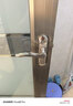 虎顿（HOTUN）不锈钢卫浴门锁铝合金单舌执手锁厕所卫生间洗手间门锁孔距110 实拍图