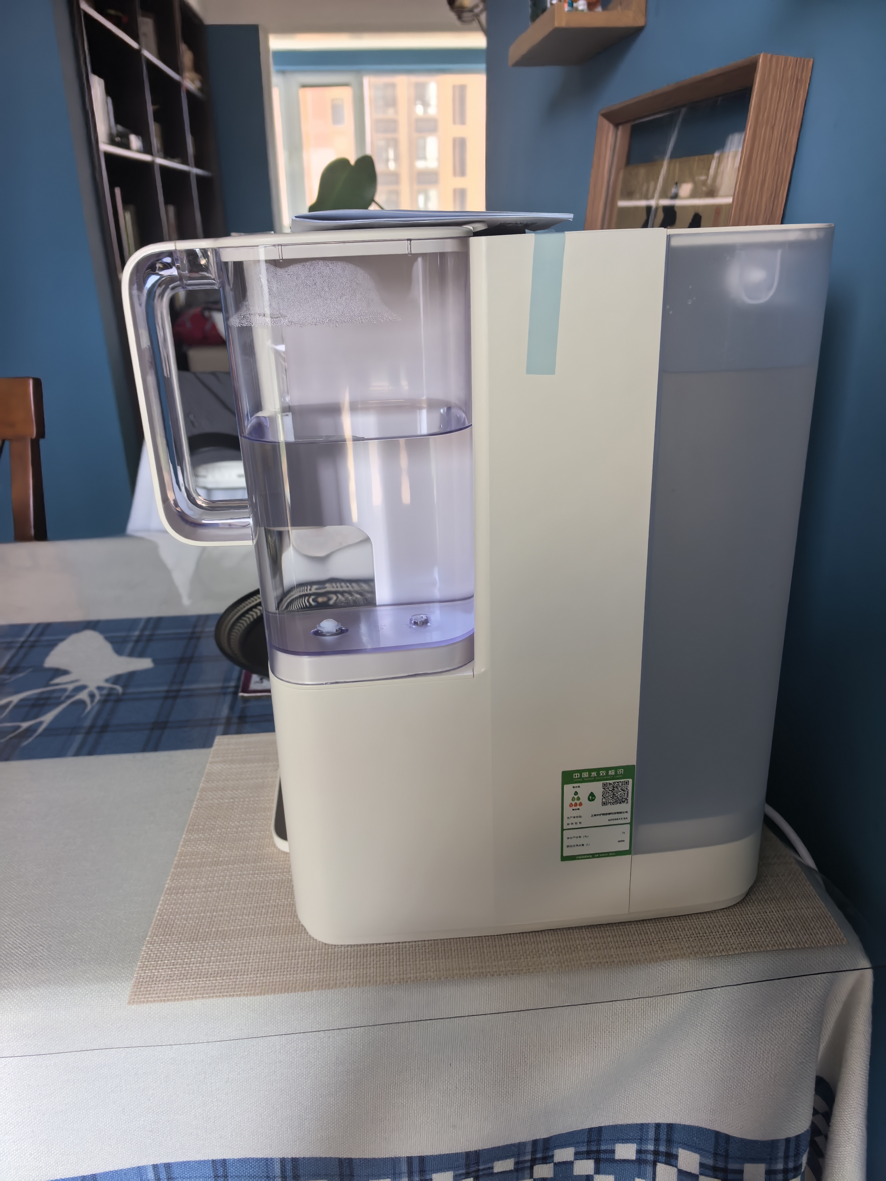 飞利浦（PHILIPS）净水器家用 加热直饮一体净饮机台式免安装即热式反渗透净水机ADD8637/93节日礼物实用 实拍图