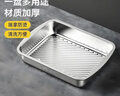炊大皇304不锈钢龙虾盘 家用长形托盘餐盘烤鱼盘小吃盘加厚29.5*22*5cm 实拍图
