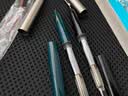派通（Pentel ）BLN105按动黑色中性笔高颜值0.5mm签字笔商务学生速干水笔水性笔文具 粉杆黑芯5支装 实拍图