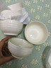 家用餐具釉下彩碗盘高颜值碗碟陶瓷餐具奶霜黄4.5英寸好运碗 明黄色 1个装 实拍图
