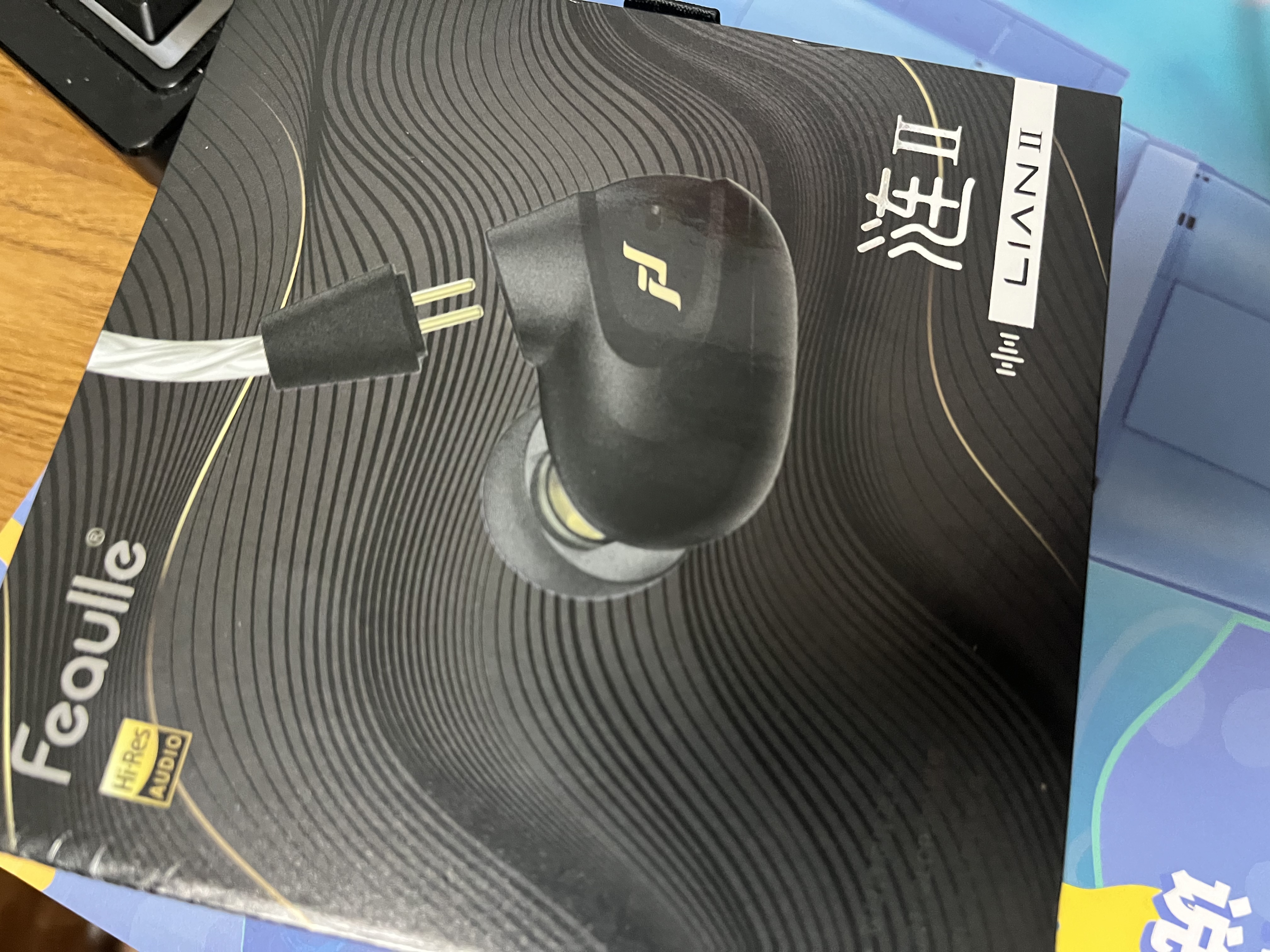 绯乐涟二代LIAN2入耳式有线耳机听声辨位吃鸡电竞游戏耳机可换线hifi高保真音乐发烧耳机手机电脑适用 幻影黑-涟Ⅱ【3.5带麦】线长1.2M 实拍图
