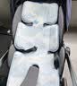 babycare自然凉选车席透气宝宝专用手推车坐垫通用席子薄荷冰柠38×70CM 实拍图